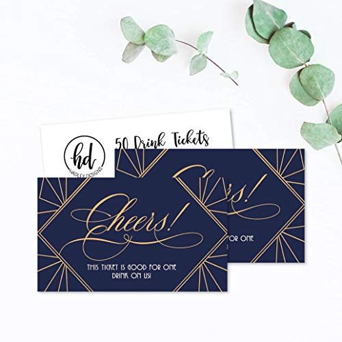 Drink Tickets | Set of 50 | Wedding Supplies