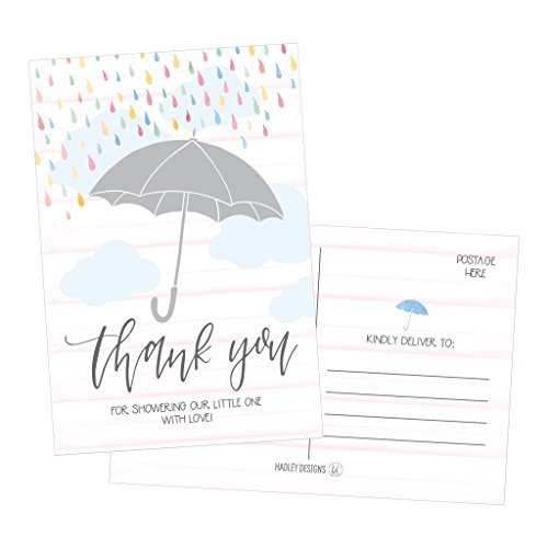 Baby Shower Thank You Postcards | Set of 50 | Greeting Cards