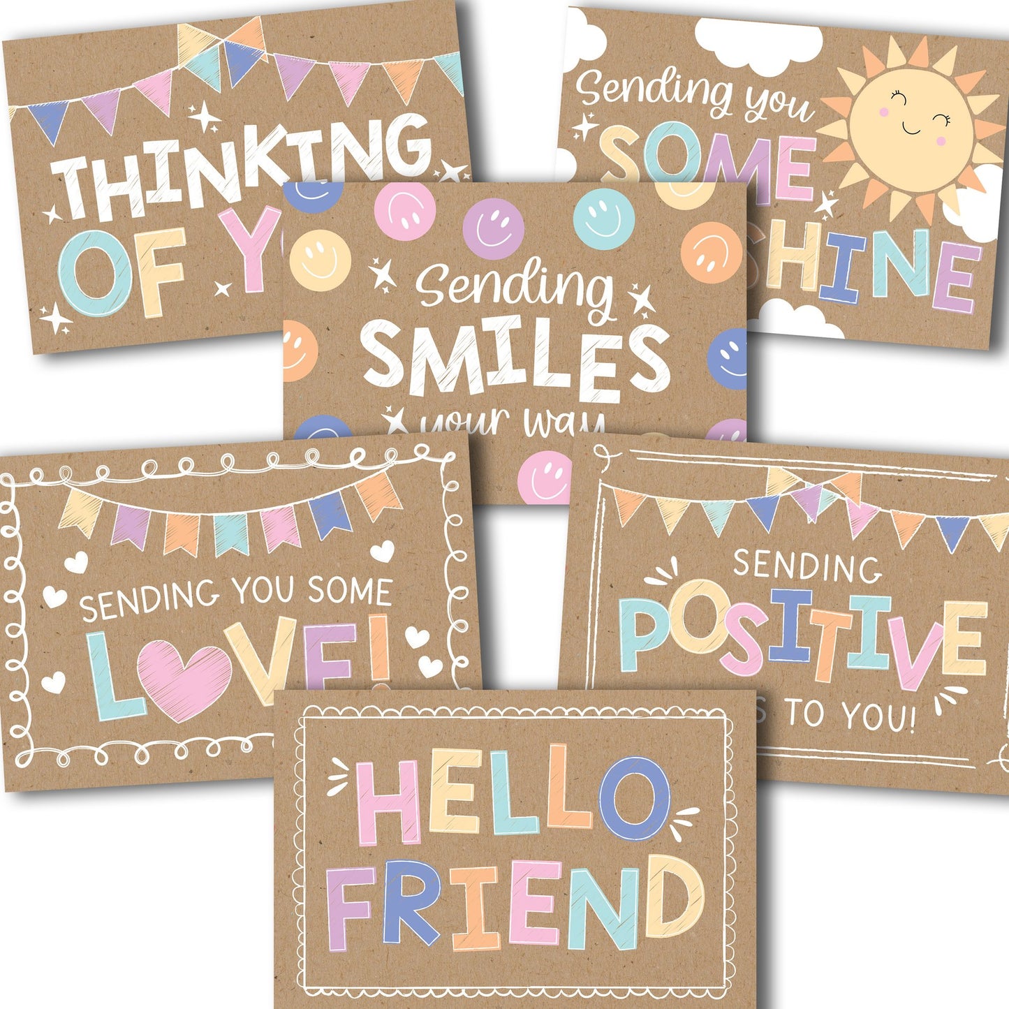 Thinking of You Cards | Set of 24 | Cards & Party | Envelopes Included