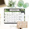 Farmhouse Greenery Magnetic Calendar | Dry-Erase | Calendars & Planners