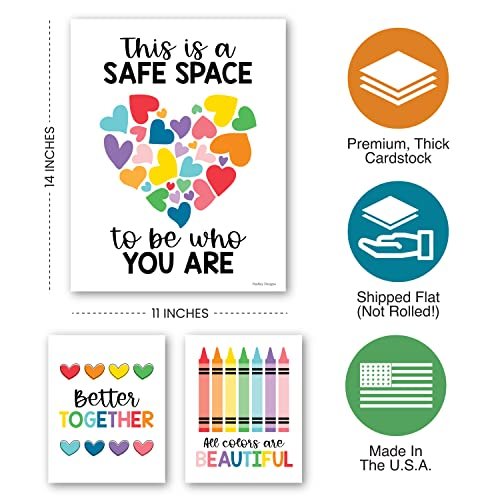 Colorful Diversity Posters | Set of 6 | Educational Posters