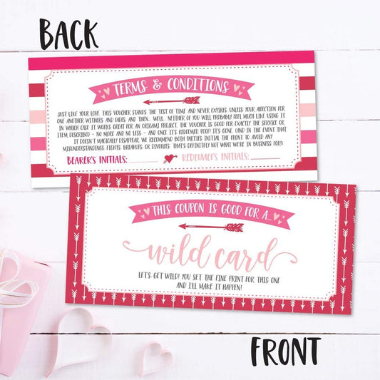 15 Pink and Red Love Coupons