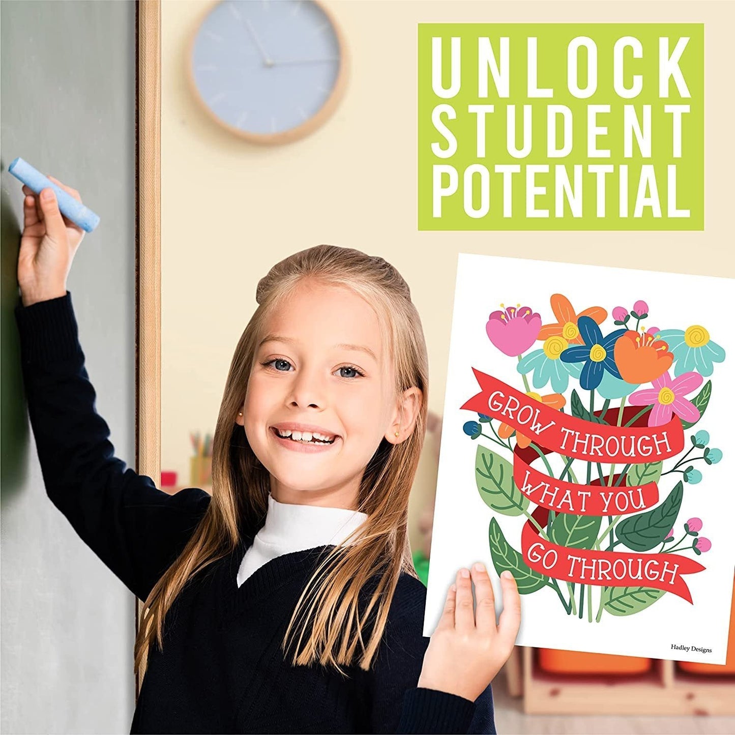 Classroom Motivational Posters | Set of 9 | Educational Supplies