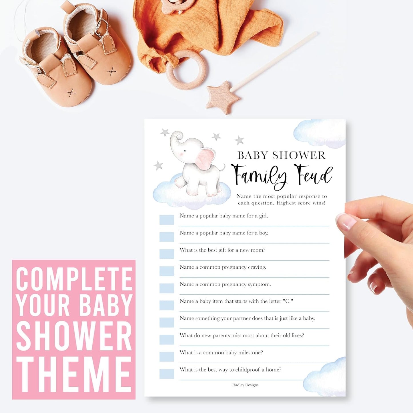 20 Elephant Baby Shower Games Boy - Hilarious Baby Shower Games For Boy, The Price Is Right Baby Shower Game Cards, Baby Games For Baby Shower Family Feud Game, Baby Shower Boy Baby Shower Games Funny