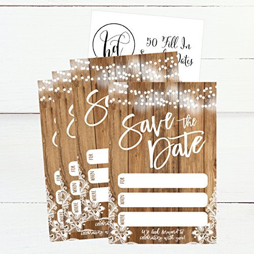 Save The Date Postcards | Set of 25 | Greeting Cards