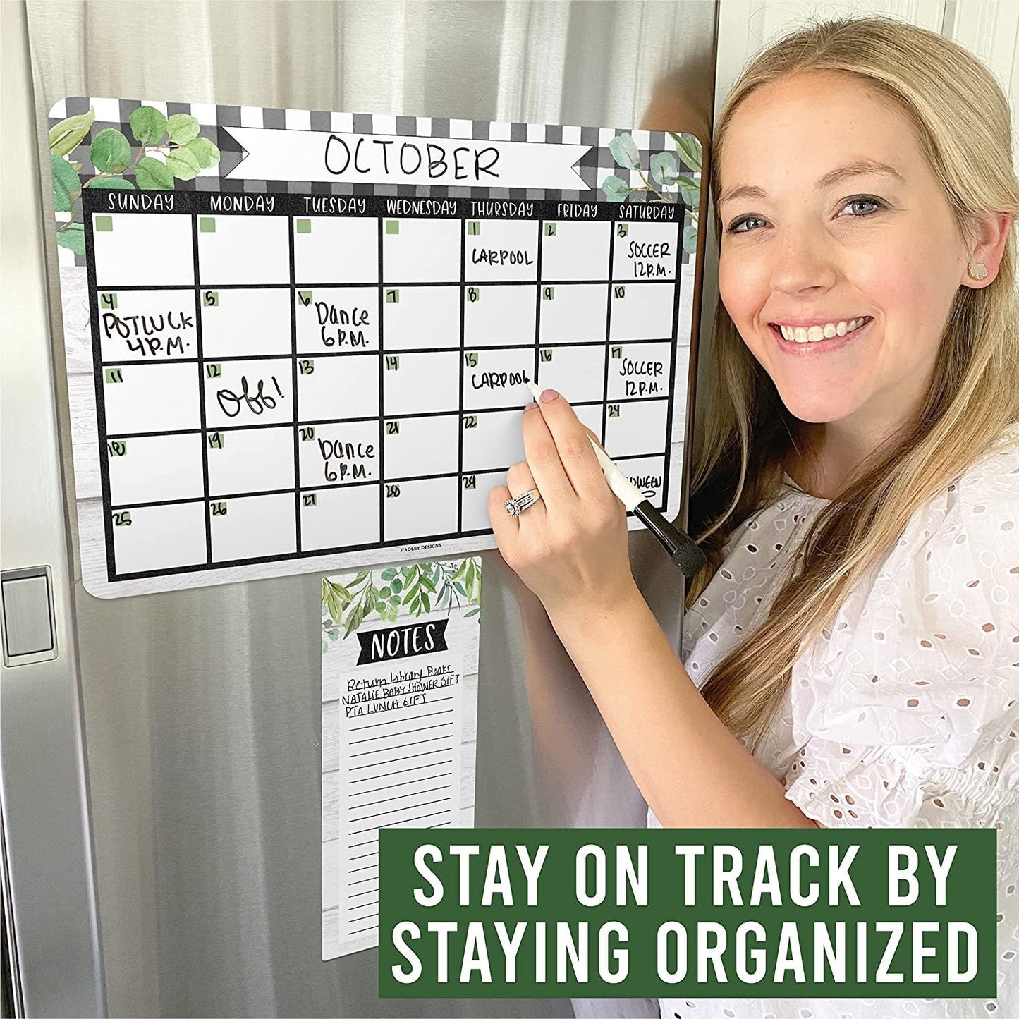 Farmhouse Magnetic Calendar | Dry-Erase | Calendars & Planners