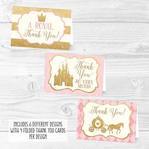 Folded Thank You Cards | Set of 24 | Kid's Party