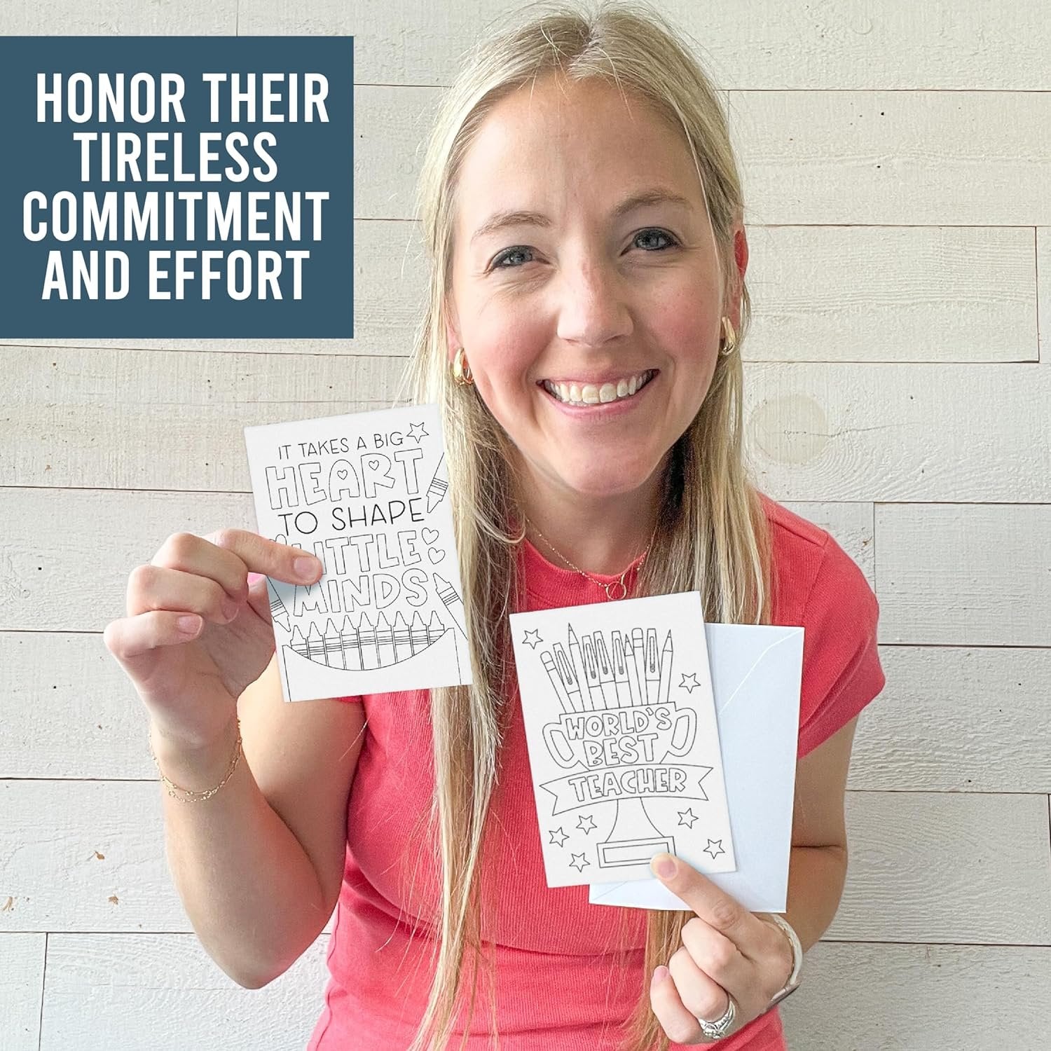 Teacher Thank You Cards | Set of 24 | 4" x 6"