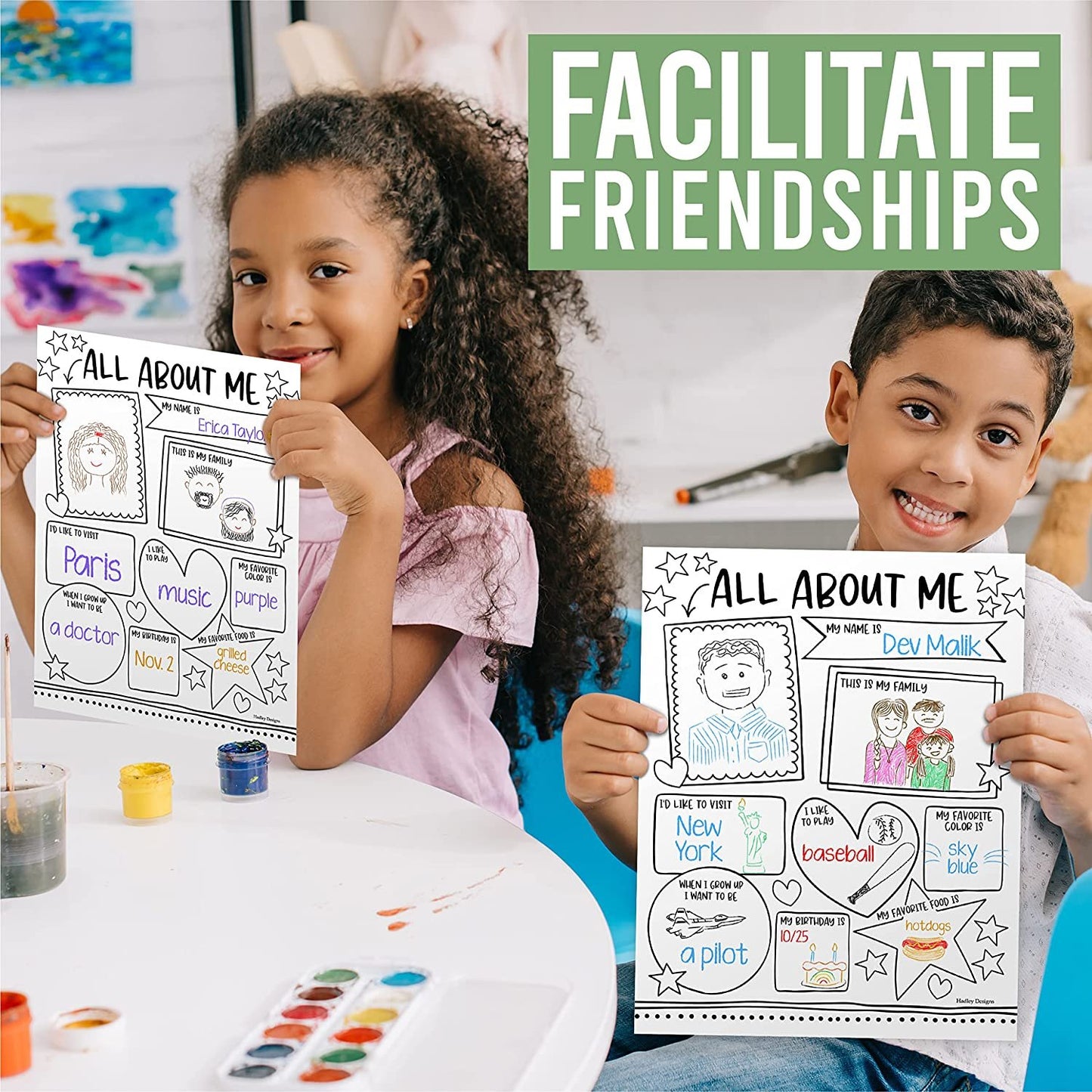 All About Me Posters | Set of 20 | Educational Posters