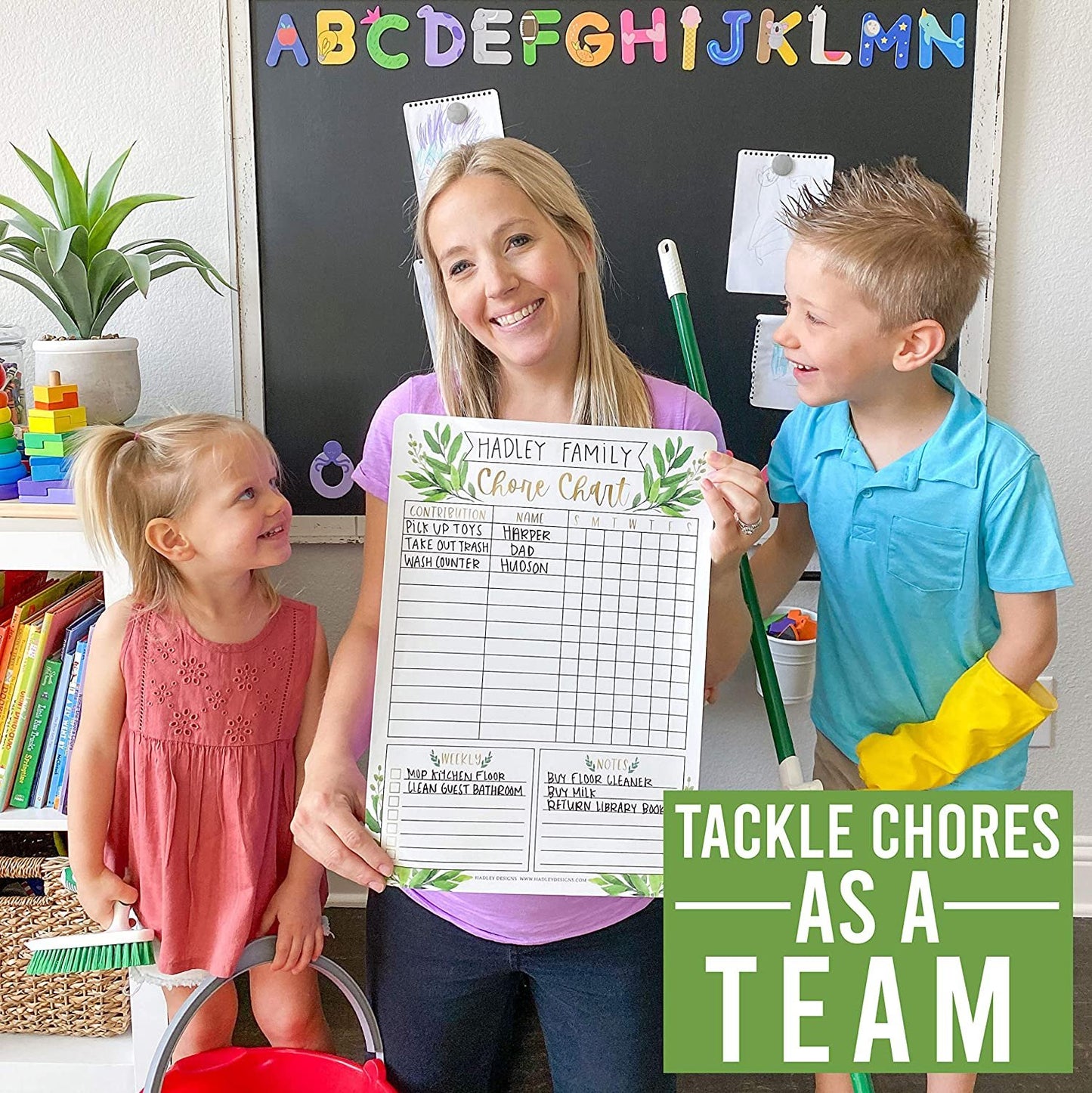 Family Chore Charts | Home Organization | Charts & Posters