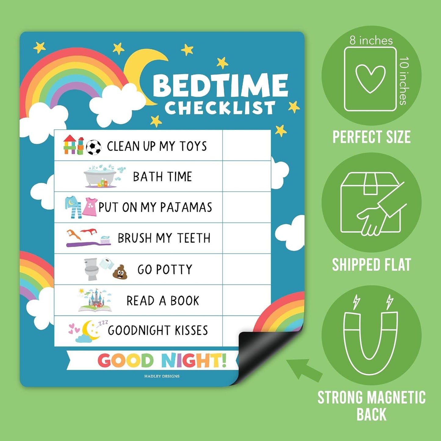 Colorful Day & Night Routine Charts | Daily Schedule | Educational Charts