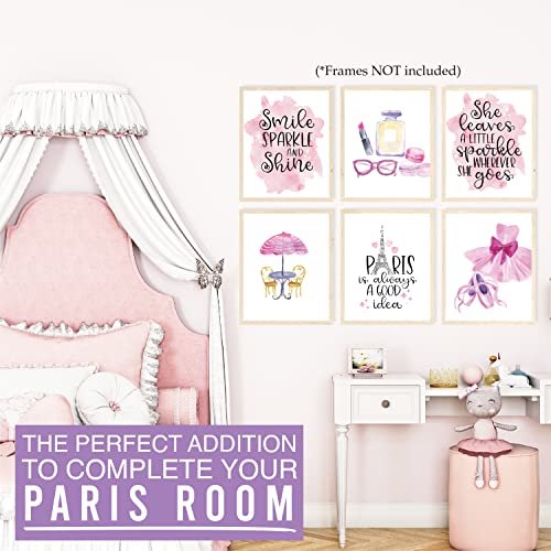 Paris Children's Wall Art | Set of 6 | Home Decor