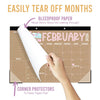 Large Desk Calendar | 18-Month | 2025-2026 | Calendars & Planners