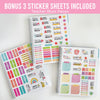 Undated Teacher Planner | 2025-2026 | Teaching Supplies
