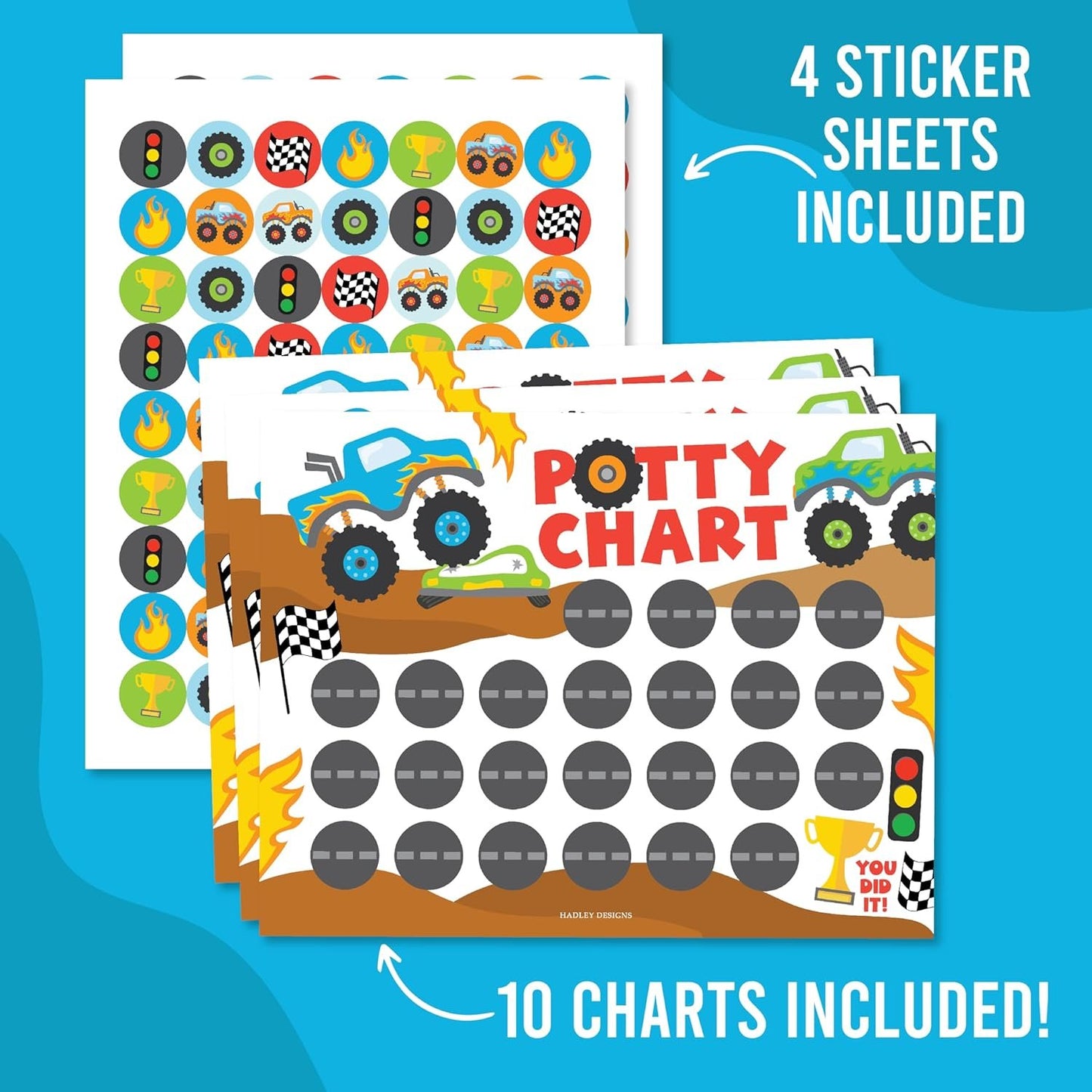 Truck Potty Training Chart | Sticker Charts | Early Education