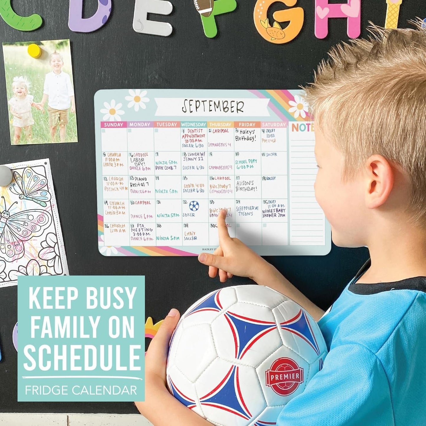 Retro Magnetic Calendar | Dry-Erase | Calendars & Planners