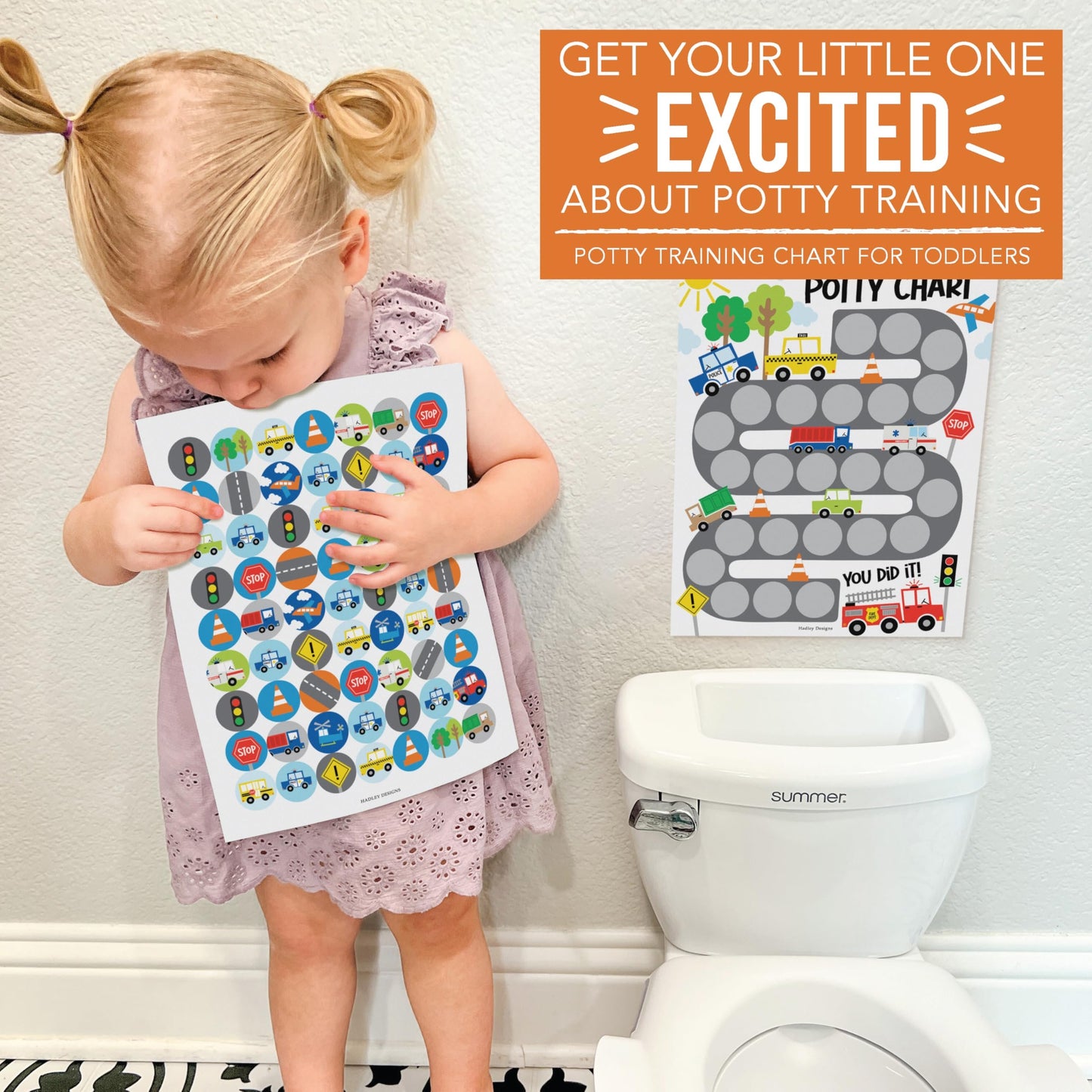 Car Potty Training Chart | Sticker Charts | Early Education