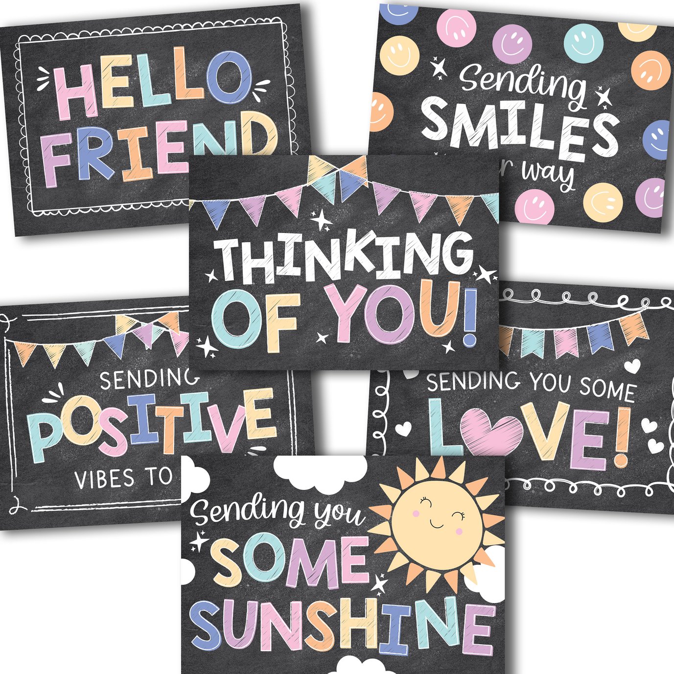 Thinking of You Cards | Set of 24 | Cards & Party | Envelopes Included
