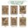 Relaxing Bathroom Wall Art | Set of 6 Reversible Prints | Home Decor