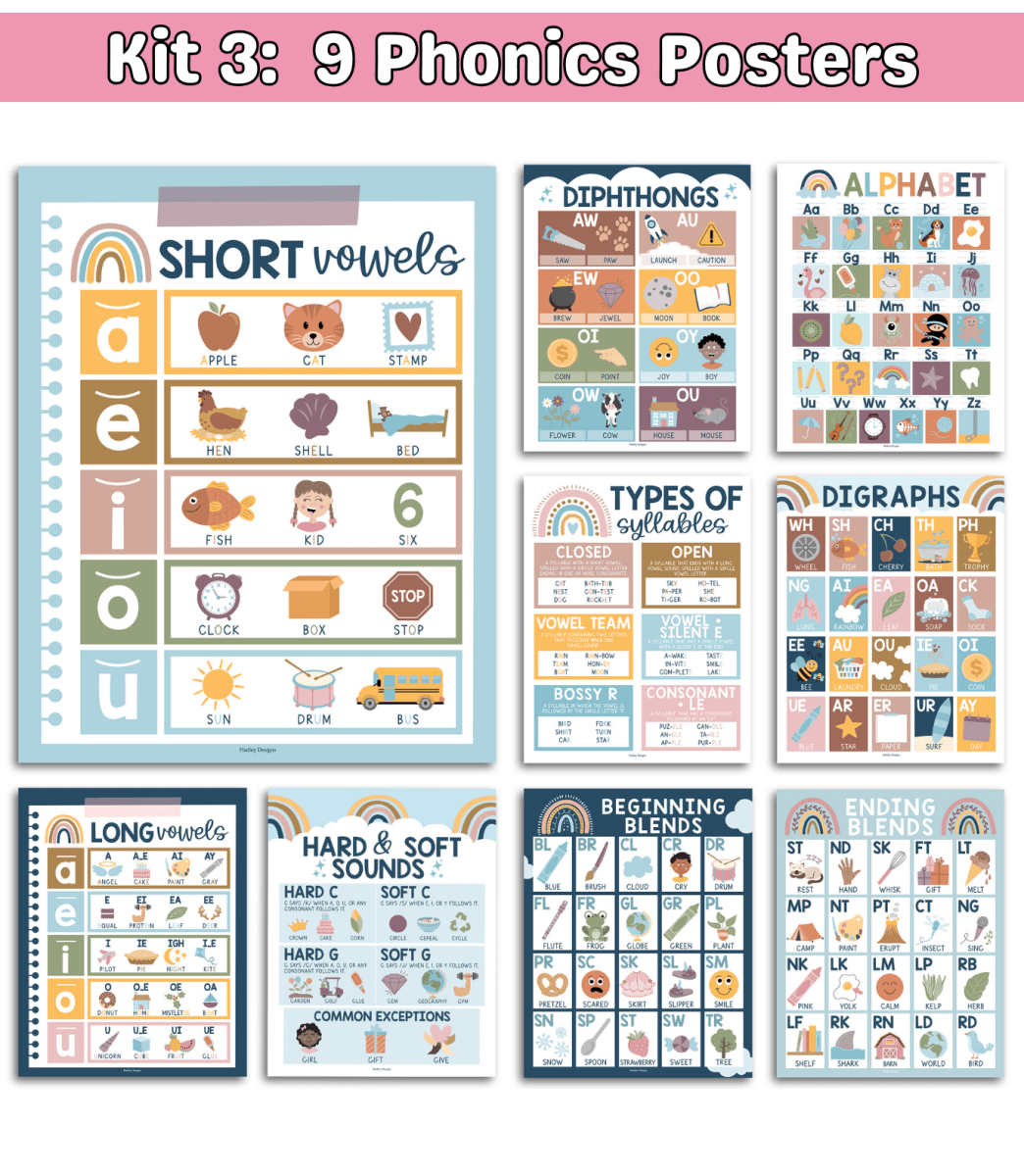 The Preschool Head Start Kit - Hadley Designs Prek