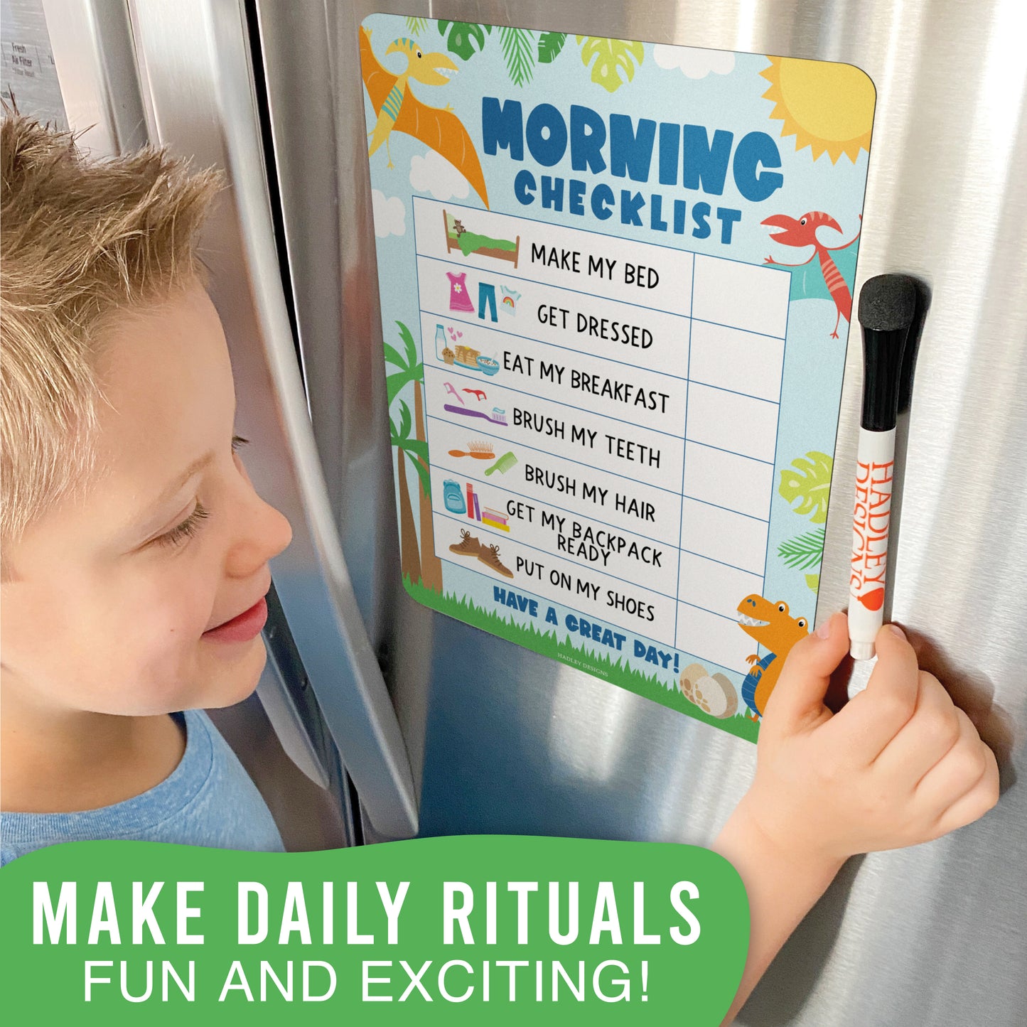 Dinosaur Day & Night Routine Charts | Daily Schedule | Educational Charts