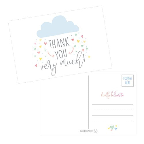 Baby Shower Thank You Postcards