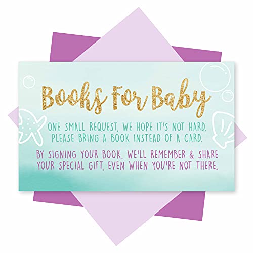 Mermaid Book Request Cards