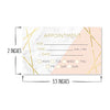 Gold Marble Appointment Cards
