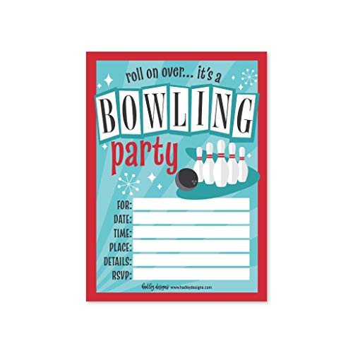 Kids Party Invitations Shop by Theme | Bowling