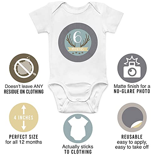 Deer Baby Milestone Stickers