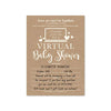 Rustic Virtual Baby Shower Invitation