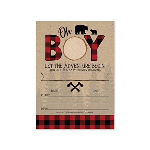 Baby Shower Invitations Shop by Theme | Lumberjack