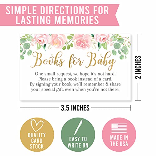 Floral Book Request Cards