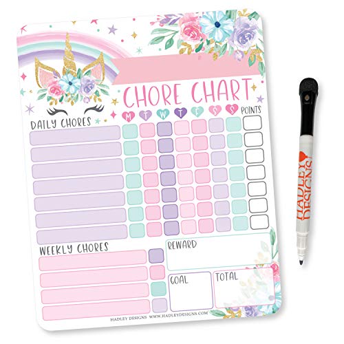Unicorn Chore Charts