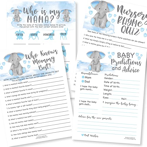 Elephant Baby Shower Games