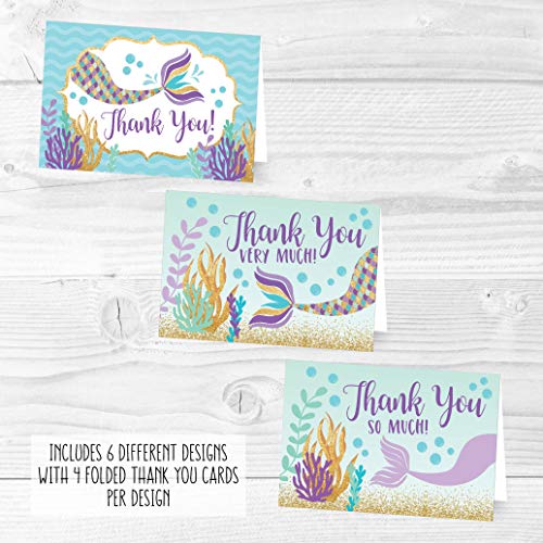 Folded Thank You Cards