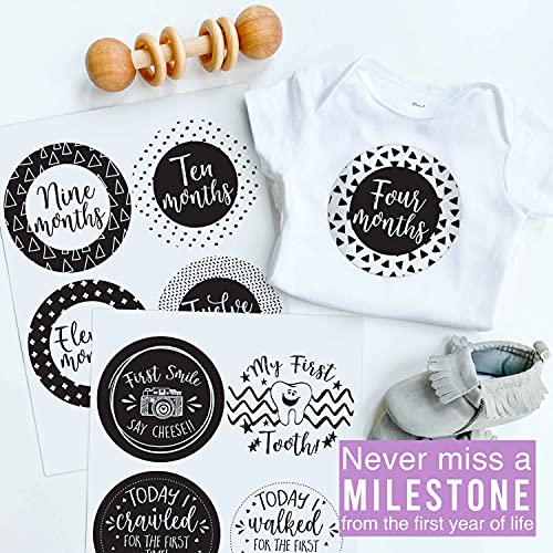 Vintage Baby Milestone Stickers