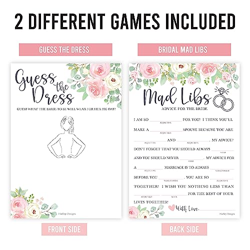 Pink Floral Bridal Shower Games