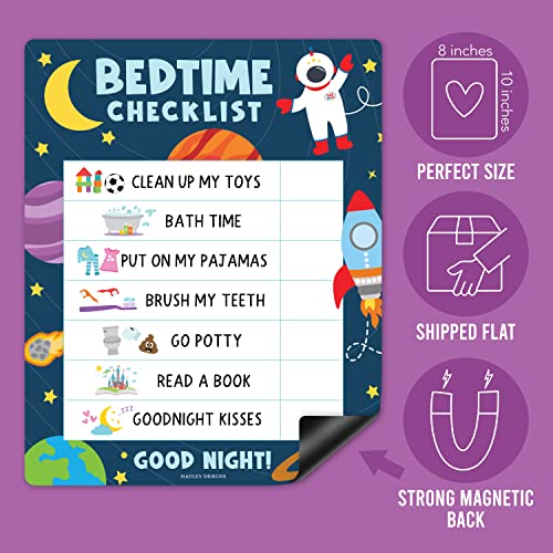 Space Day & Night Routine Charts