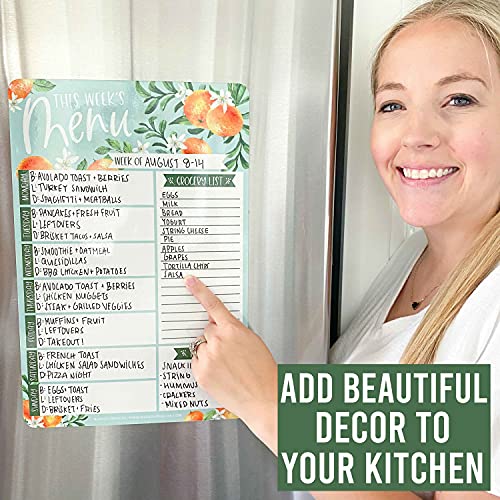 Oranges Magnetic Meal Planner