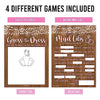 Rustic Bridal Shower Games