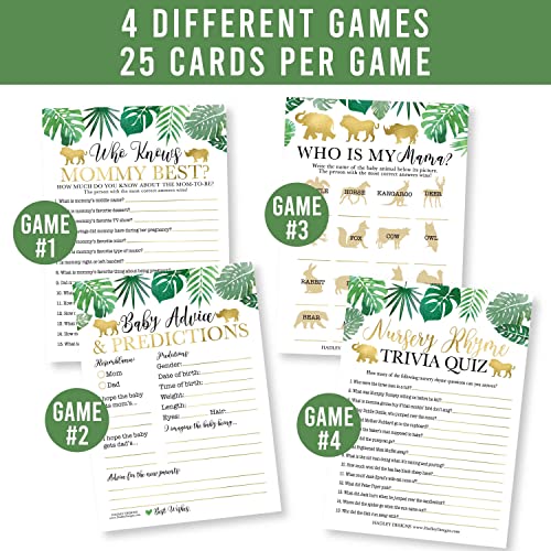 Safari Baby Shower Games