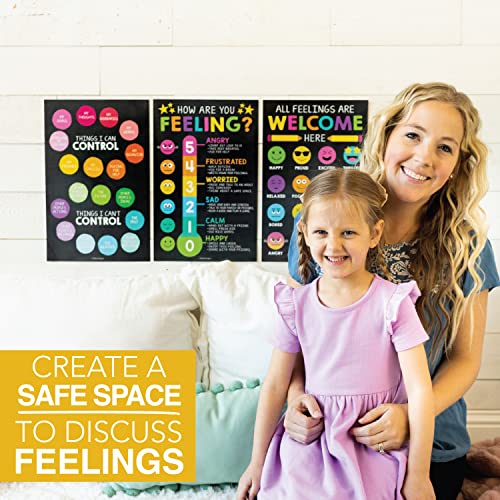 Colorful Chalk Calming Corner Posters