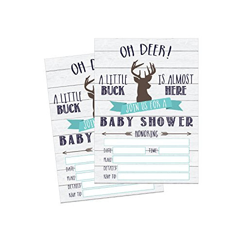 Baby Shower Invitations Shop by Theme | Deer