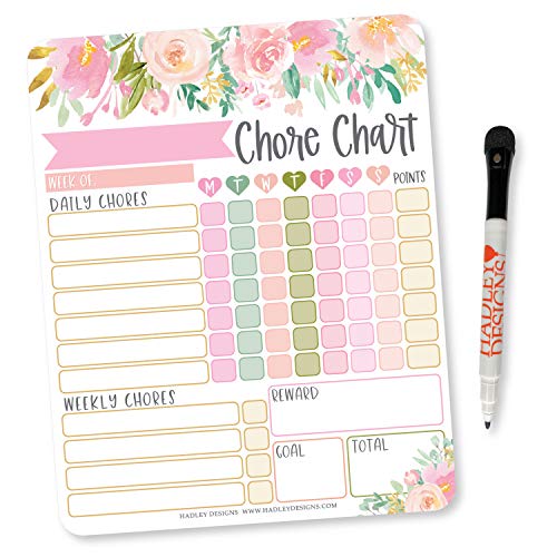 Floral Chore Charts