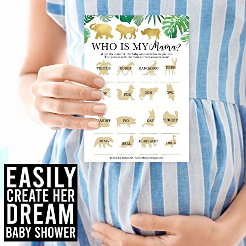 Safari Baby Shower Games