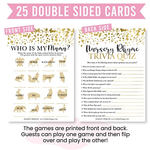 Gold Baby Shower Games