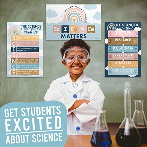 Boho Rainbow Science Posters