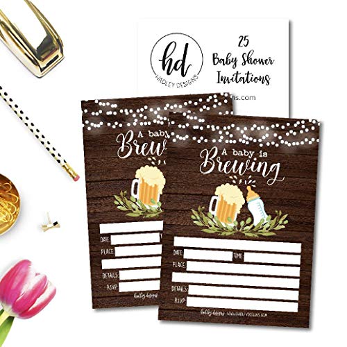 Baby is Brewing Baby Shower Invitation