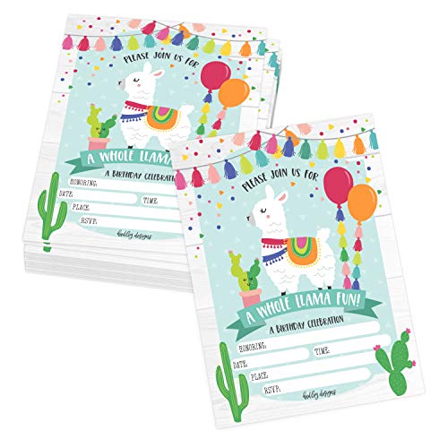 Kids Party Invitations Shop by Theme | Llama